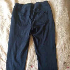 Green ish blue jeans